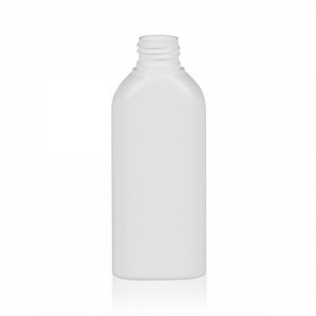 125 ml fles Basic Oval HDPE wit 24.410