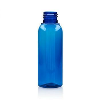 100 ml bottle Basic Round PET blauw 24.410