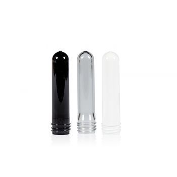 Pre-Form Bottle PET White Transparent Black