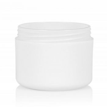 100 ml jar Frosted Soft PP white double-walled