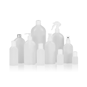 Basic Oval Bottle HDPE Natural