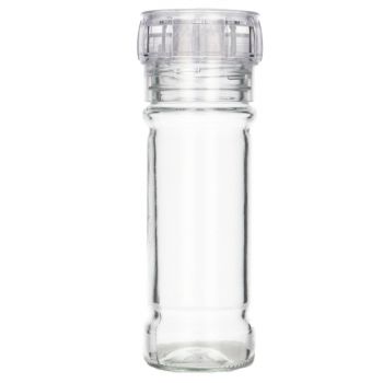 100 ml glazen fles met speciale draai dop voor het vermalen van kruiden