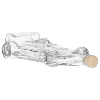 200 ml glazen fles in de vorm van een raceauto, inclusief dop