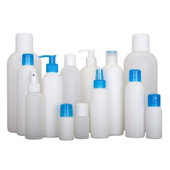 Basic Round bottles HDPE Naturel