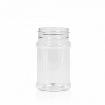 330 ml jar Spice round PET transparent